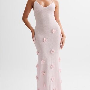 Meshki Soft Pink Knit Fabric